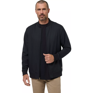 TravisMathew Men's Highway Men Golf Jacket, Large, Black