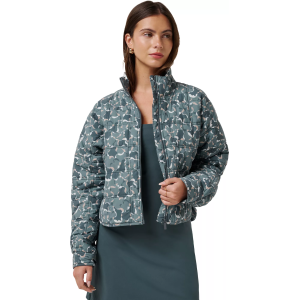 TravisMathew Women's City Edge Golf Jacket, Medium, Dark Slate Multi