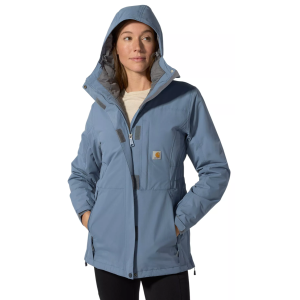 Carhartt Women's Storm Defender Insulated Jacket, XS, Light Faded Navy