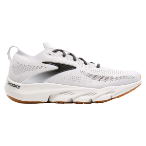 Brooks Men's Glycerin Flex Running Shoes, Size 10.5, White/Black/Gum