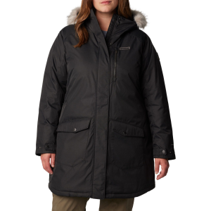 Columbia Women's Suttle Mountain Long Insulated Jacket, 2X, Black