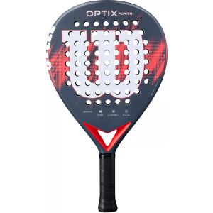 Wilson Optix V2 Power Padel Racquet, Size 4 1/4, Red