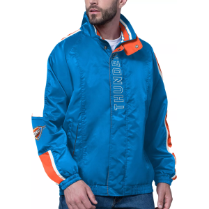 Starter Starter Men's Oklahoma City Thunder Blue Freestyle Jacket, Large - $154.99 at DICK'S Sporting Goods