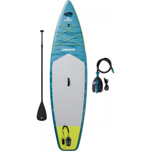Quest Clearwater 10'4" Inflatable Stand Up Paddle Board w/ Electric Pump, Saltwater