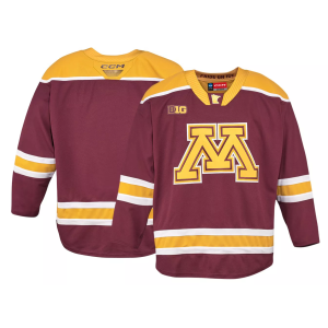 Ccm CCM Men's Minnesota Golden Gophers Maroon Replica Hockey Jersey, Large, Red - $148.99 at DICK'S Sporting Goods