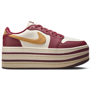 Air Jordan 1 Triple Stack Women's Shoes, M9/W10.5, Team Red/Sanded Gold/Pale Ivory