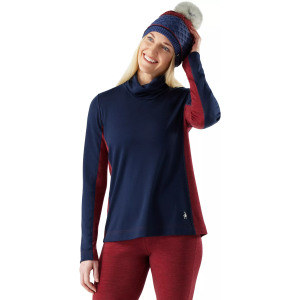 Smartwool Women's Classic Thermal Merino Mock Neck, Small, Deep Navy
