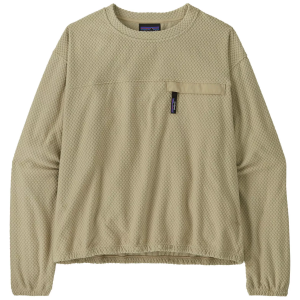 Patagonia Women's Textured Fleece Crewneck Sweatshirt, XS, Weathered Stone