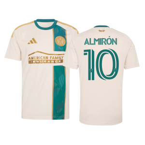 adidas Adult Atlanta United Miguel Almiron #10 2026 Secondary Replica 'Spirit of '96' Jersey, Men's, Large, White