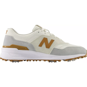 New Balance Men's 997H Golf Shoes, Size 9.5, Beige