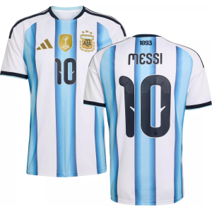 adidas Adult Argentina Lionel Messi #10 2026 Home Replica Jersey, Men's, Medium, White