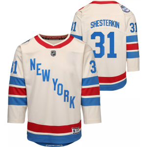 Outerstuff NHL Youth New York Rangers Winter Classic 2026 Igor Shesterkin #31 Replica Jersey, Small/Medium, White - $77.97 at DICK'S Sporting Goods