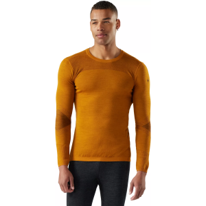 Smartwool Men's Intraknit Thermal Merino Base Layer Crew Neck Long Sleeved T-Shirt, Large, Squash