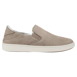 OluKai Women's Pehuea Cozy Shoes, Size 7.5, Taupe Grey/Taupe Grey