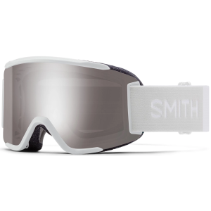SMITH SQUAD S Snow Goggles, White Vapor Strap / Sun Platinum Mirror Lens