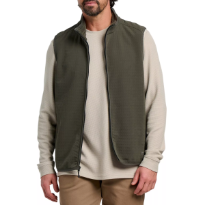 Free Fly Men's Gridback Fleece Vest, XXL, Dark Forest
