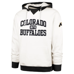 '47 Men's Colorado Buffaloes Sandstone Skipper Pullover Hoodie, Medium, Tan