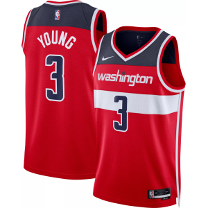 Nike Adult Washington Wizards Trae Young #3 Red Swingman Icon Jersey, Men's, Medium