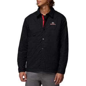 Columbia Men's Georgia Bulldogs Black Campus Roam Quilted Jacket, Small