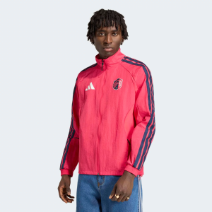 adidas Men's St. Louis FC Pink 2026 Prematch Anthem Full-Zip Jacket, XL