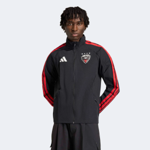 Adidas adidas Adult D.C. United Black 2026 Prematch Anthem Full-Zip Jacket, Men's, Small - $120.00 at DICK'S Sporting Goods