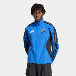 Adidas adidas Men's San Jose Earthquakes Blue 2026 Prematch Anthem Full-Zip Jacket, Medium - $120.00 at DICK'S Sporting Goods