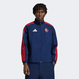 Adidas adidas Adult New England Revolution Navy 2026 Prematch Anthem Full-Zip Jacket, Men's, Small, Blue - $120.00 at DICK'S Sporting Goods