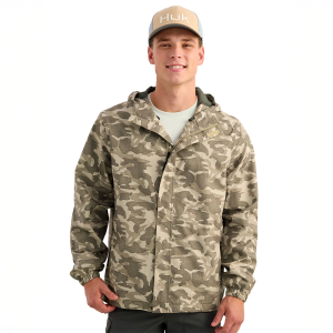 Huk HUK Men's Printed Storm Jacket, Medium, Mud Minnow - $101.99 at DICK'S Sporting Goods