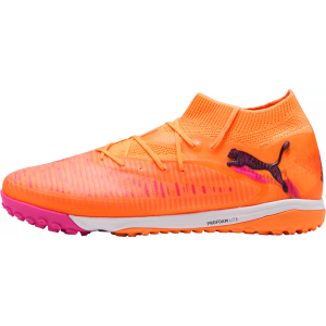 PUMA Future 8 Pro Cage Turf Soccer Cleats, M9/W10.5, Orange/Black