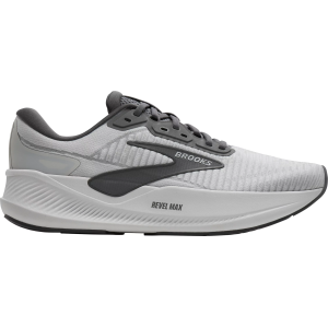 Brooks Men's Revel Max Running Shoes, Size 8, Oyster Mushroom/Poppy See
