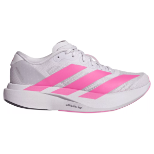 adidas Kids' Grade School adizero EVO SL Shoes, Size 6.5, Dash Grey/Lucid Pink/Black
