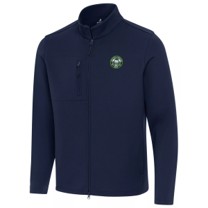 Antigua Men's TGL Boston Common Golf Navy Objection Full-Zip Golf Jacket, XXXL, Blue