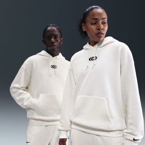 Nike Nike Caitlin Clark Basketball Fleece Pullover Hoodie, Women's, Small, Sail - $97.99 at DICK'S Sporting Goods
