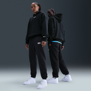 Nike Caitlin Clark Fleece Cuffed Basketball Pants, Women's, XL, Black