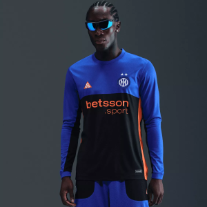 Nike Adult Inter Milan 2025-26 ACG Fourth Hyper Blue Replica Long Sleeve Jersey, Men's, Small