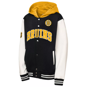 Mitchell & Ness Mitchell & Ness Youth Boston Bruins Black Court Side Jacket, Medium - $43.97 at DICK'S Sporting Goods
