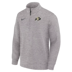 Nike Men's Colorado Buffaloes Grey Coaches Dri-Fit Half-Zip Jacket, XL, Gray
