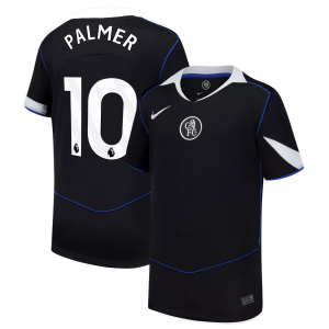Nike Youth Chelsea FC Cole Palmer #10 Black Third Replica Jersey, XL