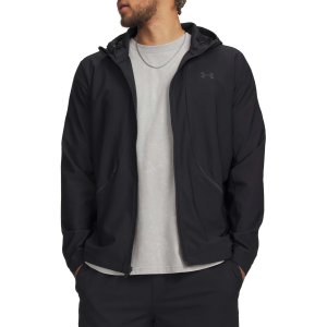 Under Armour Men's Unstoppable Woven Jacket, XL, Black/Black