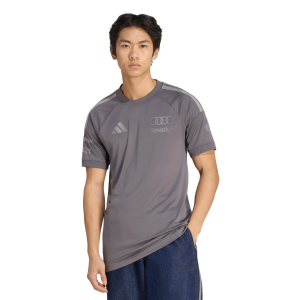 adidas Men's F1 Audi Replica Driver Grey Jersey, XL, Gray