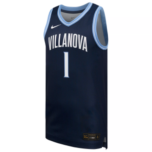 Nike Adult Villanova Wildcats Jalen Brunson #1 Navy Replica Basketball Jersey, Men's, Large, Blue