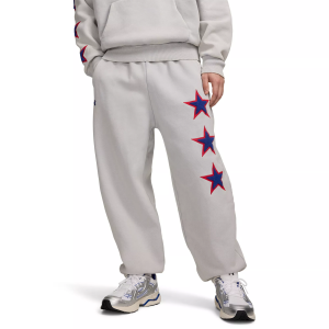 Under Armour Men's Icon Heavyweight Fleece USA Joggers, Medium, Mod Gray/Royal