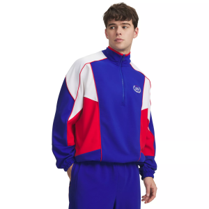Under Armour Men's USA Track Jacket, XL, Royal/Red/White