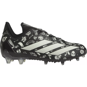 adidas adizero Electric.1 Halloween Football Cleats, Size 7, Black/White/Black
