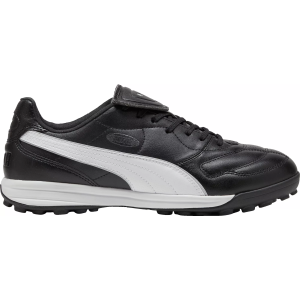 PUMA King Liga Turf Soccer Cleats, M8.5/W10, Black/Silver