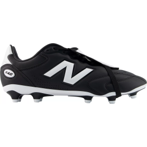 New Balance 442 Pro Fold Tongue V3 FG Soccer Cleats, M7/W8.5, Black/White