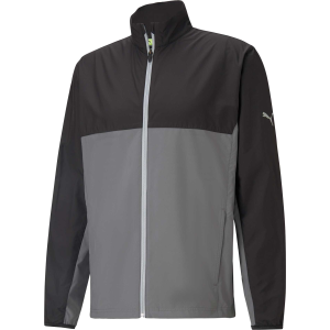 PUMA Men's First Mile Wind Jacket, XL, Puma Black/Quiet Shade
