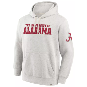 Fanatics NCAA Men's Alabama Crimson Tide Oatmeal Heritage Fleece Pullover Hoodie, Large, Tan - $110.00 at DICK'S Sporting Goods