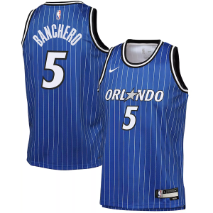 Nike Youth Orlando Magic Paolo Banchero #5 Blue Swingman Icon Jersey, Small