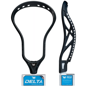 ECD Delta Lacrosse Head - Unstrung, Men's, Black